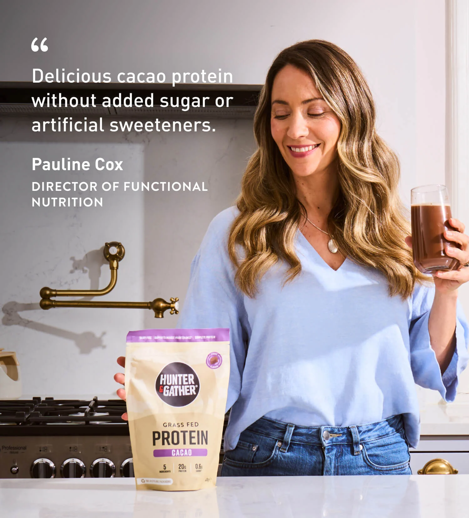 Cacao Grass Fed Beef Protein Powder - Image 4